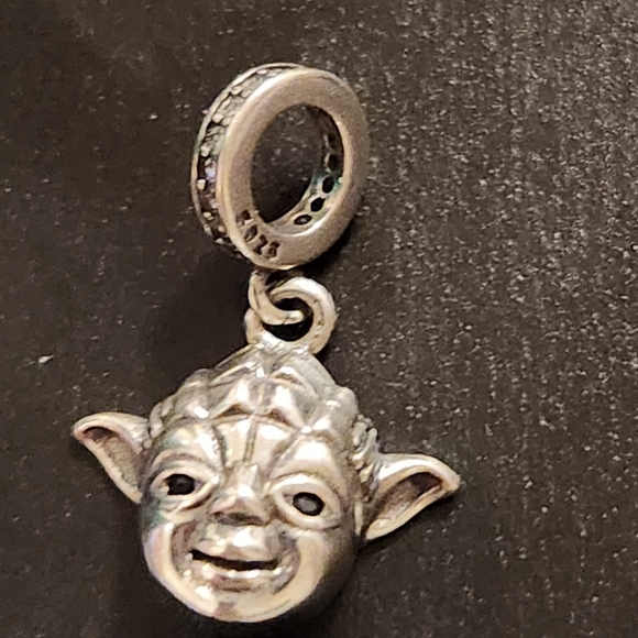 Gnoce "May the Force be with you" Yoda Master Charm Pendant In Sterling Silver - Picture 3 of 6